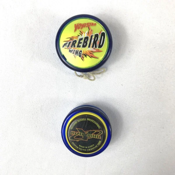 Bandai Lot 2 Yoyos- Hyper Russell 1998 + YoyoStar Firebird Wing- Vintage site pas cher 1