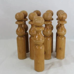 Vintage GICO Jeu De Quilles Bowling En Bois Pour Enfants, Et Adultes– Fabriqué En Europe soldes officiel 8