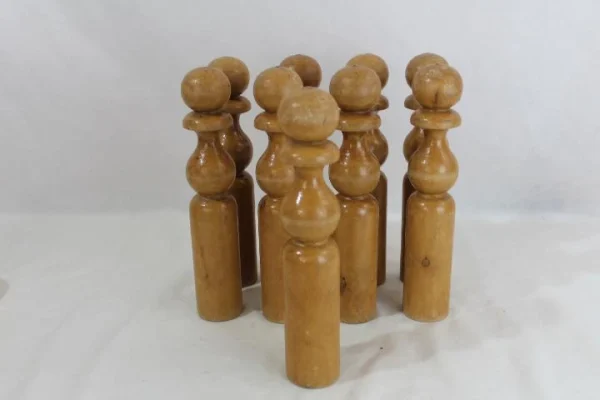 Vintage GICO Jeu De Quilles Bowling En Bois Pour Enfants, Et Adultes– Fabriqué En Europe soldes officiel 3