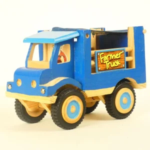 Camion Bleu En Bois – Fizzi Création Large choix en ligne 18