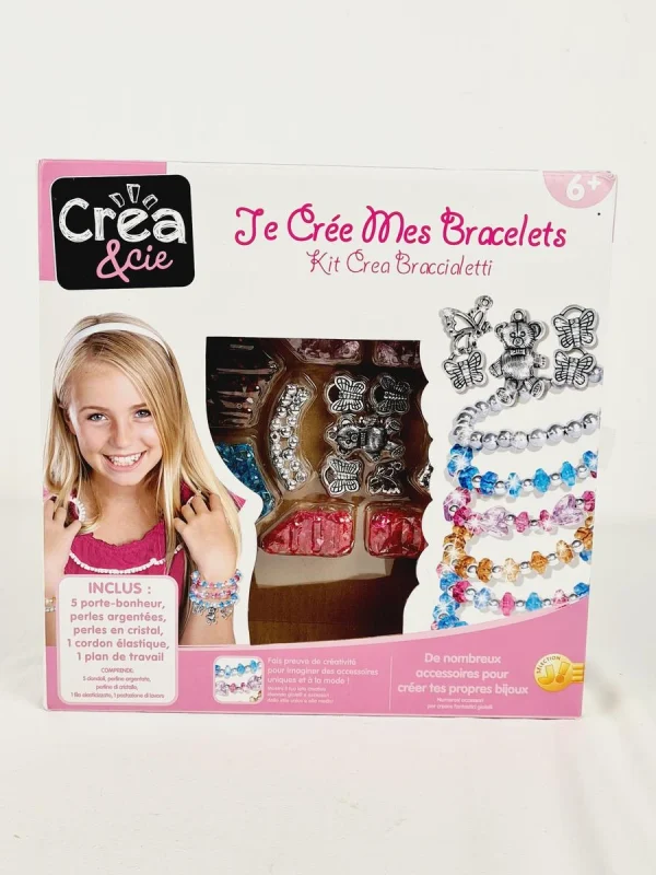 Cru00e9a Et Cie Loisirs Créatif – Kit “Je Crée Mes Bracelets” – 6+. achat pas cher 1