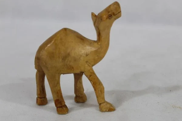 Acheter Maintenant Lot De 5 Statuettes Dromadaires En Bois Fabriquées En Tunisie 7