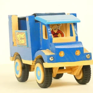 Camion Bleu En Bois – Fizzi Création Large choix en ligne 16