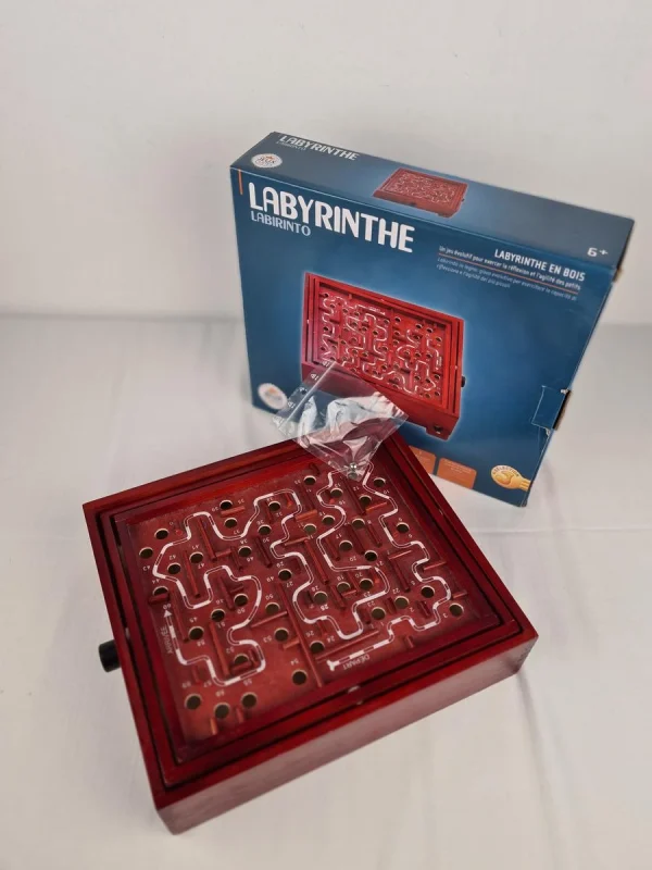 Authenticité garantie Labyrinthe Rouge Bois Collection Jeux Cultes 5