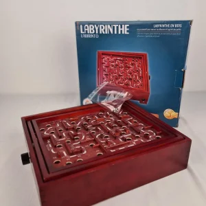 Authenticité garantie Labyrinthe Rouge Bois Collection Jeux Cultes 10