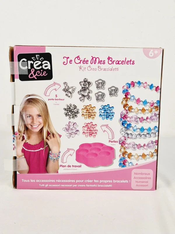 Cru00e9a Et Cie Loisirs Créatif – Kit “Je Crée Mes Bracelets” – 6+. achat pas cher 3