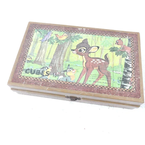 authentiques Puzzles 15 Cubes Disney Ancien Dans Sa Boite 1