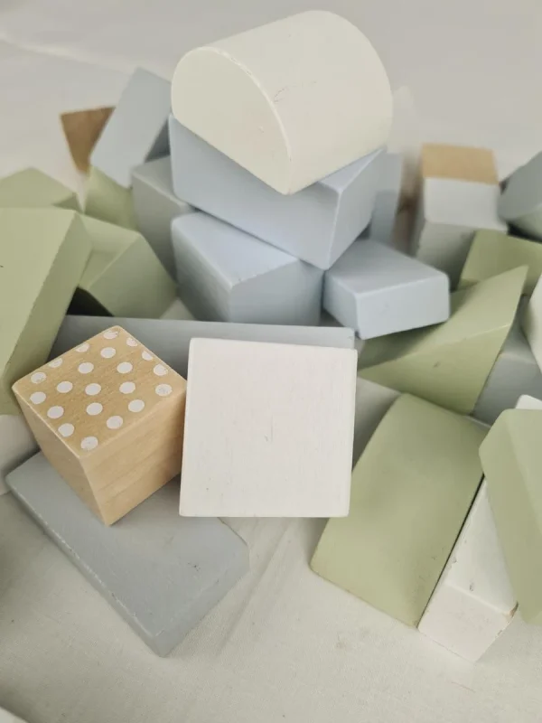 beauté Jouet En Bois – Cubes – 40 Pièces – 3 Ans Et Plus. 3