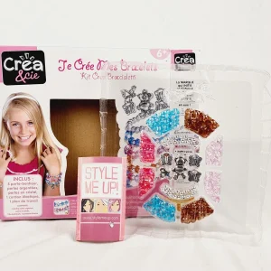 Cru00e9a Et Cie Loisirs Créatif – Kit “Je Crée Mes Bracelets” – 6+. achat pas cher 9